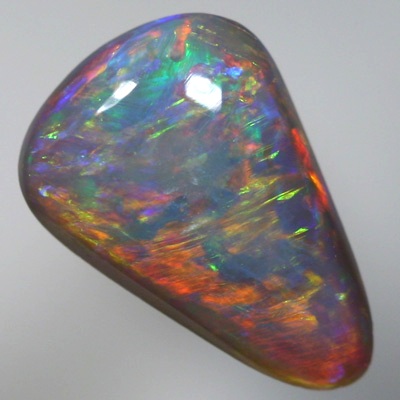 SOLID SEMI BLACK OPAL Great pendant stone, Golden colours